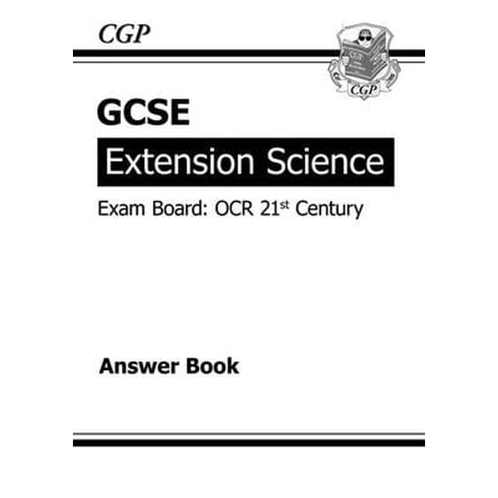 GCSE Further Additional (Extension) Science OCR 21st Century Answers (for Workbook) (A*-G Course) image 0
