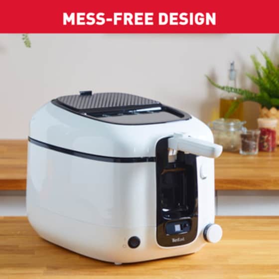 TEFAL Super Uno FR3140 με Αποσπώμενο Κάδο 1800 W 2.2 L - Λευκό Φριτέζα Λαδιού image 9