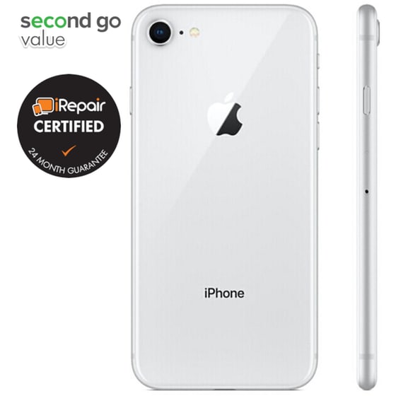 Μεταχειρισμένο Apple iPhone 8 64GB Silver second go value Certified by iRepair image 3