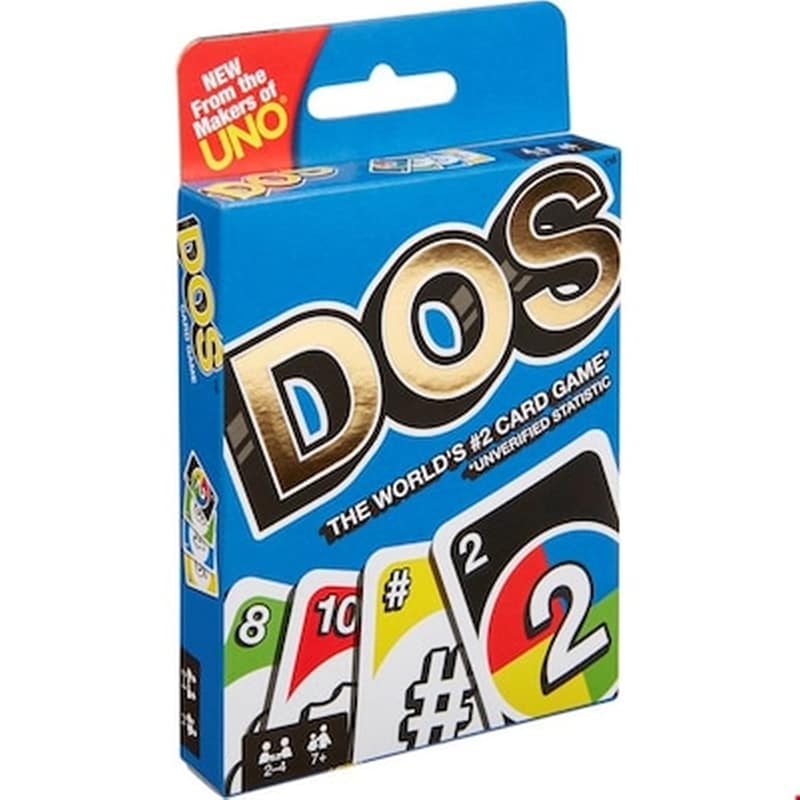 Mattel Games Dos Uno Family Card Game
