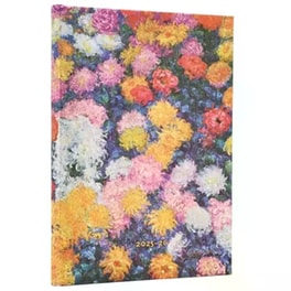 Ημερολόγιο Εβδομαδιαίο Paperblanks 18M 2025-2026 Midi Monet's Chrysanthemums