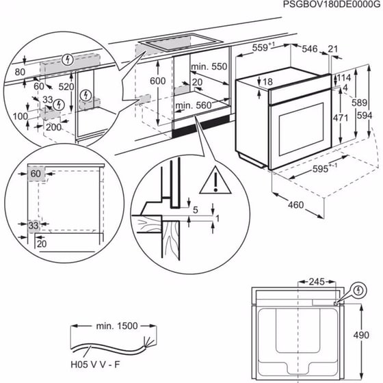 AEG BPE748380M AssistedCooking 71 Lt Inox Εντοιχιζόμενος Φούρνος Άνω Πάγκου image 8