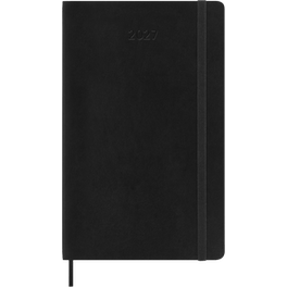 Ημερολόγιο Ημερήσιο 2027 Moleskine 12M L Soft Cover Μαύρο
