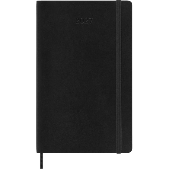 Ημερολόγιο Ημερήσιο 2027 Moleskine 12M L Soft Cover Μαύρο image 0