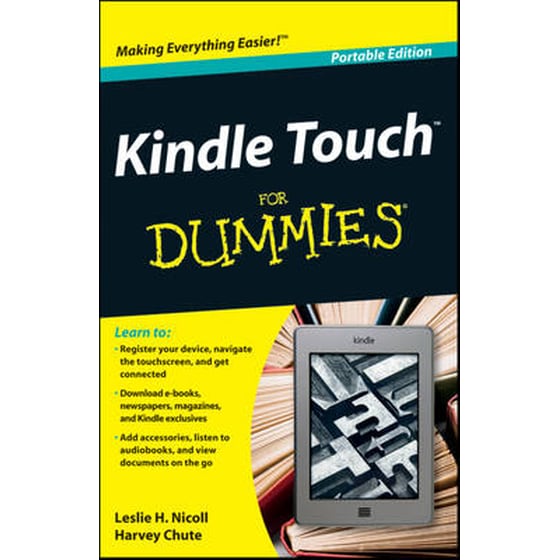 Kindle Touch For Dummies Portable Edition image 0