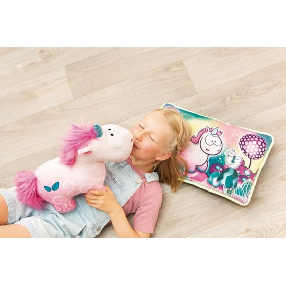 Λούτρινο NICI Μαξιλάρι Unicorn Midnight Floral (43x25 cm) image 4