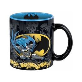 Σετ Κούπα με Μπρελόκ & Σημειωματάριο Abysse Corp The Batman Κεραμική 320 ml - Μαύρο