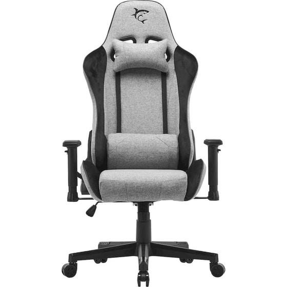 Καρέκλα Gaming White Shark Imola Υφασμάτινη - Γκρι image 1