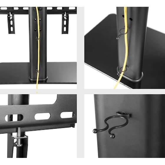 Βάση Monitor Brateck Γραφείου Ldt03-04l, Για Οθόνη 32"-55", 40kg image 1