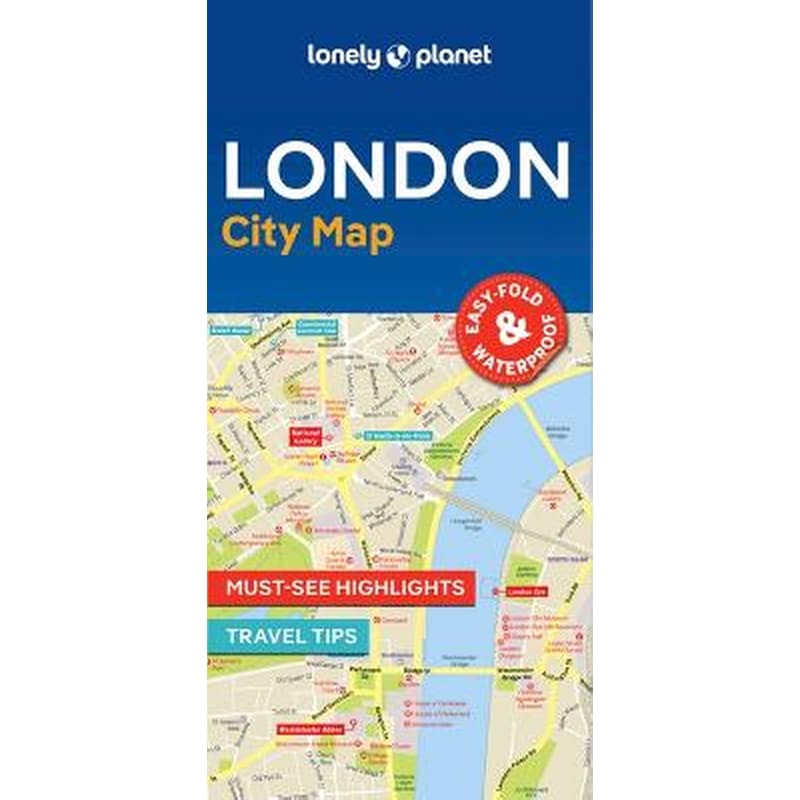 Lonely Planet London City Map