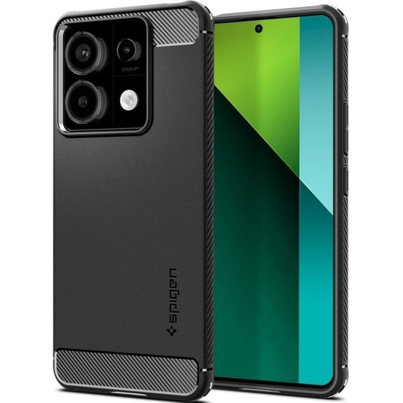 Θήκη Xiaomi Redmi Note 13 Pro 5G/ Poco X6 -Spigen Rugged Armor - Matte Black