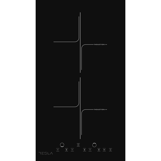 TESLA HI3201SB 30 cm Μαύρο Εστία Επαγωγική Domino Αυτόνομη image 0