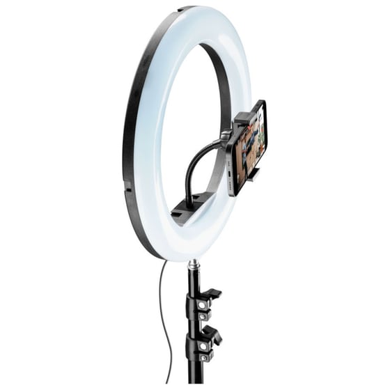 Ring Light 13" Cellularline Tripod Selfie Ring Pro image 3