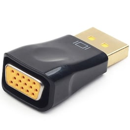 Cablexpert Display Port To Vga Adapter Black A-dpm-vgaf-01
