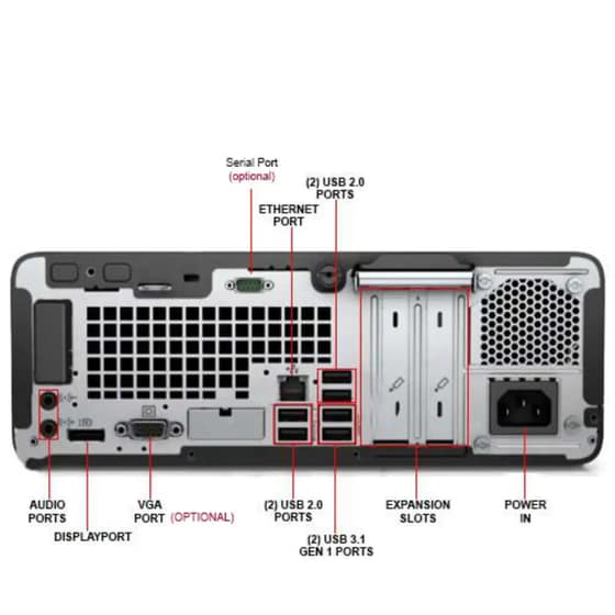 Refurbished Desktop HP 800 G4 SFF(intel core i5-8400/8GB/256GB SSD/HD Graphics 630/Win11Home) image 1