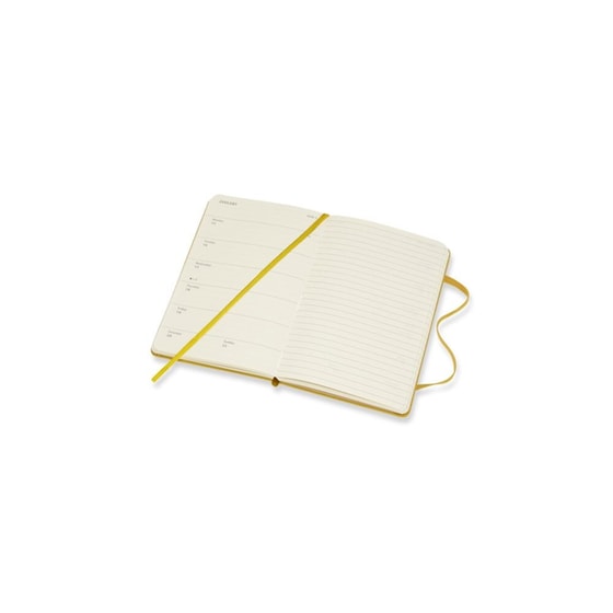 Ημερολόγιο Moleskine 2018 Εβδομαδιαίο 18μηνο Maple Ριγέ Pocket image 4