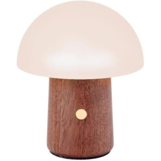 Φωτιστικό Gingko Mushroom Mini Natural Walnut Wood image 0