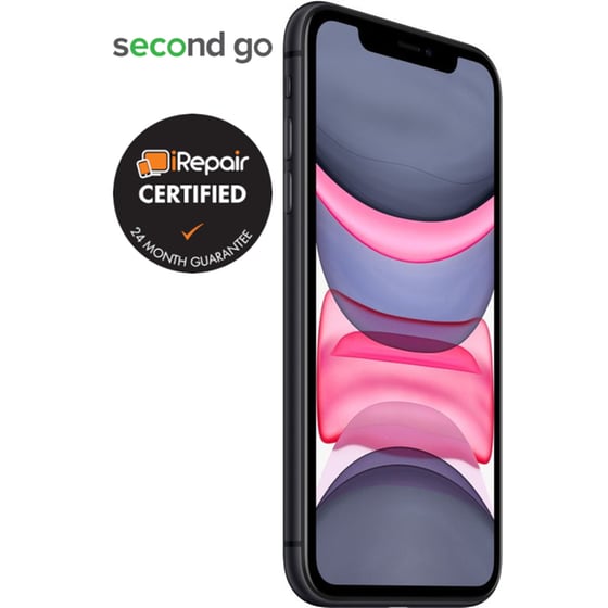 Μεταχειρισμένο Apple iPhone 11 64GB Black second go Certified by iRepair image 2