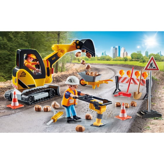 PLAYMOBIL® City Action Εργασίες οδοποιίας (71045) image 7
