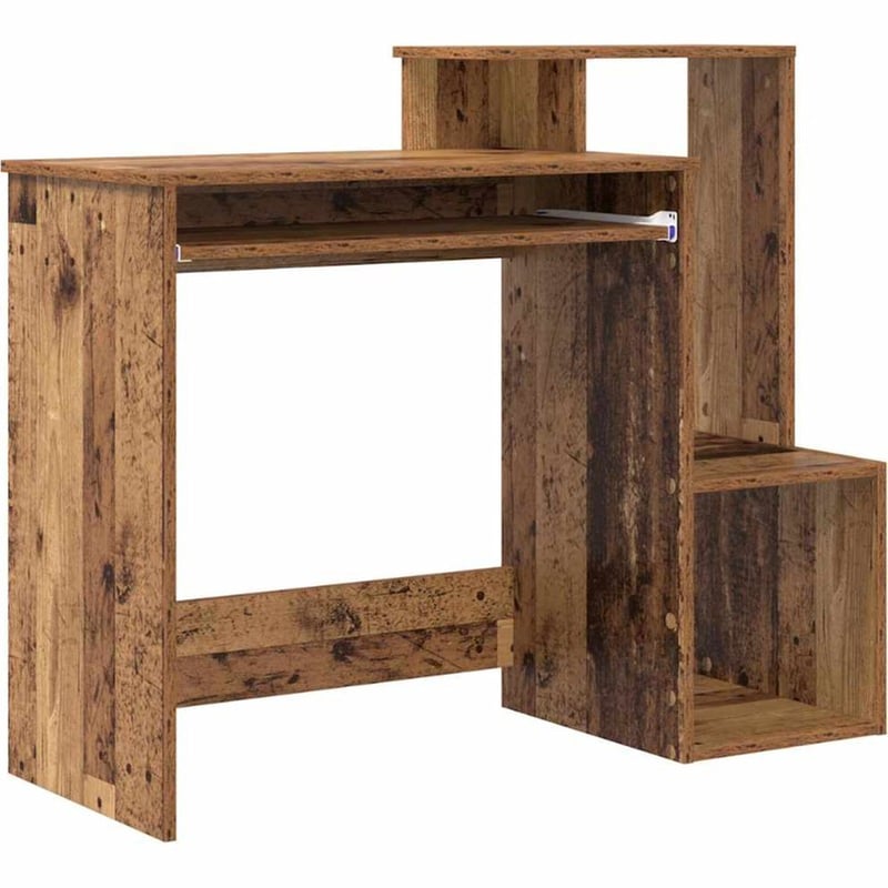 Γραφείο VidaXL από Επεξεργασμένο Ξύλο 106x41x88,5 cm - Παλιό Ξύλο