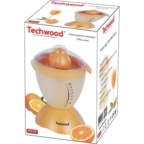 Ηλεκτρικός Στίφτης TECHWOOD TPF-20 20 W 0.75 L Πορτοκαλί image 1