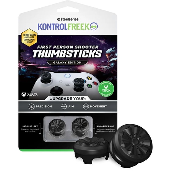 Καλύμματα Αναλογικών Μοχλών Kontrolfreek Black Galaxy για Xbox image 1