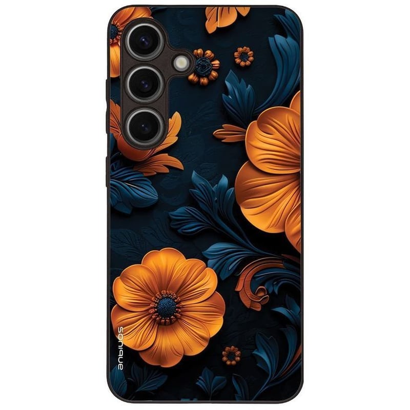 Θήκη Samsung Galaxy S24 - Sonique 3D Flower Series - Orange