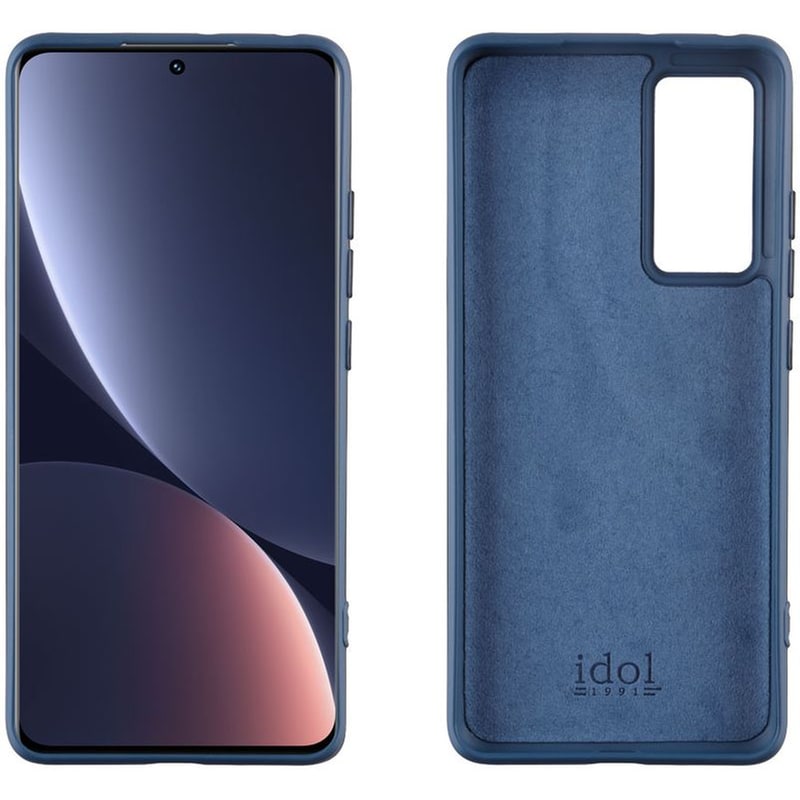 IDOL1991 Θήκη Xiaomi Xiaomi 12/Xiaomi 12X - Idol1991 Velvet TPU Full Cmera Protection - Blue