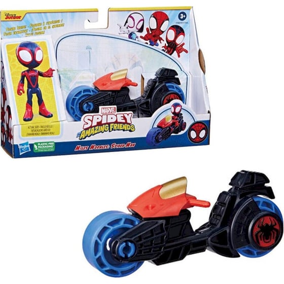 Hasbro Marvel Spidey & His Amazing Friends - Motorcycle 1Τμχ - Τυχαία Επιλογή Σχεδίου (F6777) image 2