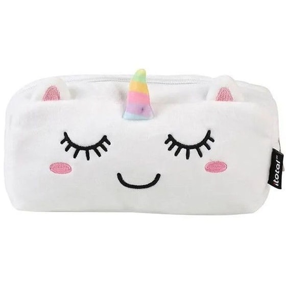 Κασετίνα Οβάλ i-Total Plush Unicorn image 0