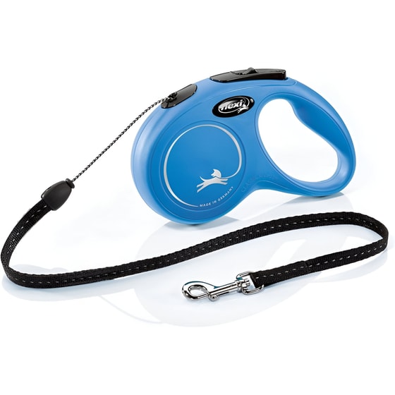 Πτυσσόμενο Λουράκι Flexi New Classic No M Για Σκύλο - Γαλάζιο image 0