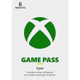 Xbox Game Pass Core 6 months Key GLOBAL