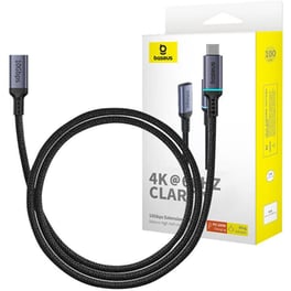 Baseus Καλώδιο Επέκτασης Υψηλής Ευκρίνειας USB-C Από Αρσενικό Σε Θηλυκό 10 Gbps 1m - Μαύρο