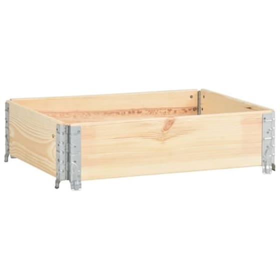 Vidaxl Παρτέρι Υπερυψωμένο 60x80 Εκ. Από Μασίφ Ξύλο Πεύκου image 0