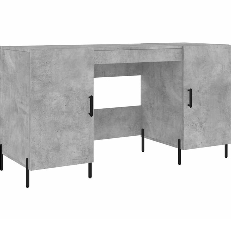 Γραφείο VidaXL από Επεξεργασμένο Ξύλο 140x50x75 cm - Γκρι Σκυροδέματος