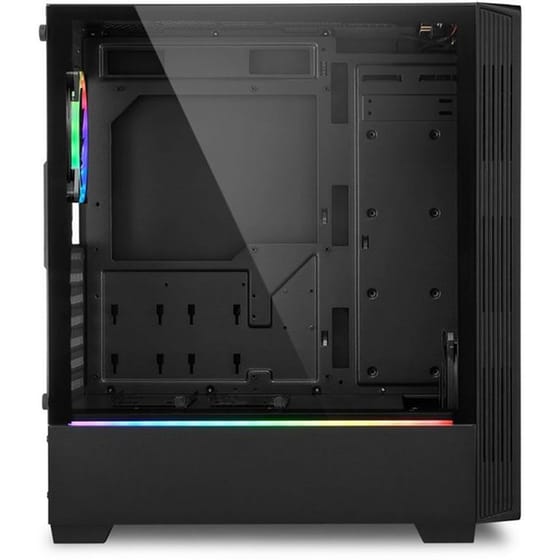 Κουτί Desktop Sharkoon RGB LIT 100 Midi Tower - Μαύρο image 3