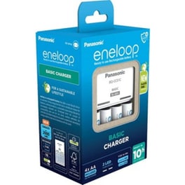 Φορτιστής Μπαταριών Panasonic Eneloop Basic Charger BK-3MCDE Σετ με 4x AA