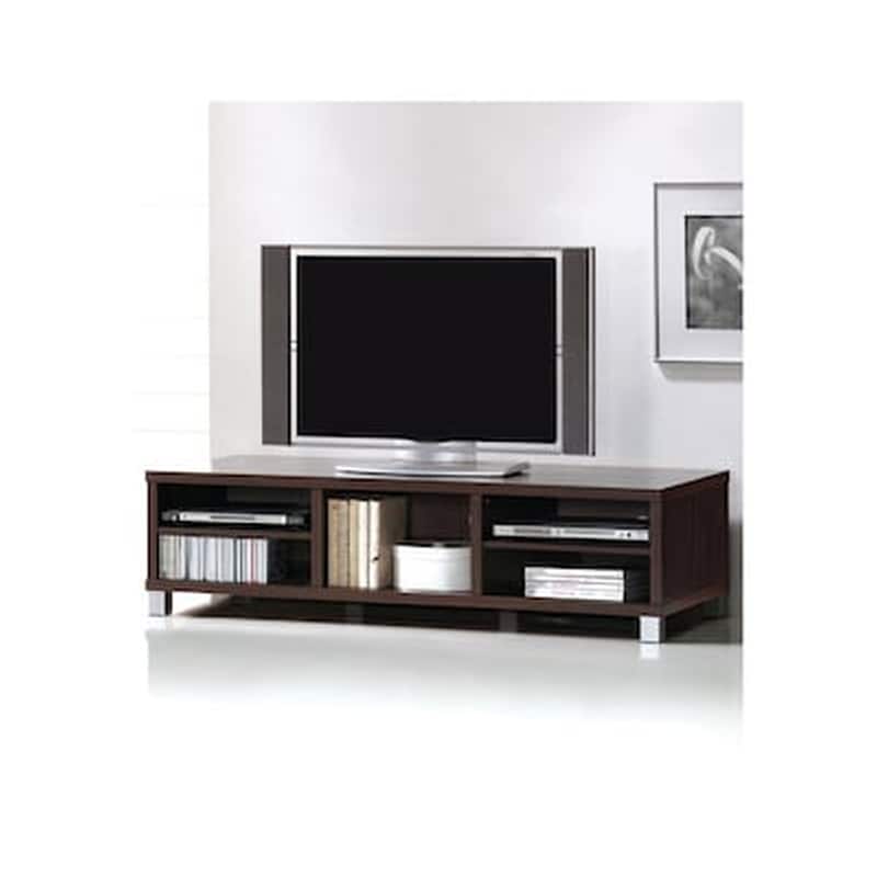 WOODWELL Έπιπλο Τηλεόρασης Analog Woodwell Ξύλο 150x41x59cm - Kαφέ