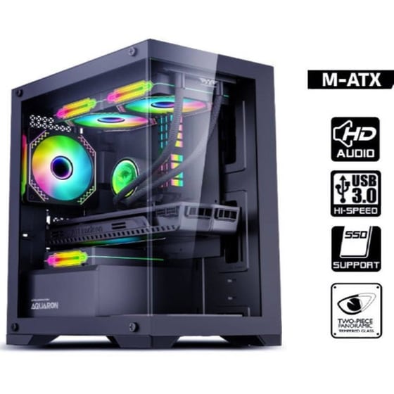 Κουτί Desktop Armaggeddon Aquaron - Μαύρο image 0