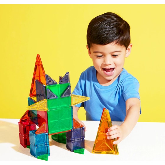 Magna-Tiles® Combo Μαγνητικό Παιχνίδι Κατασκευών - 62 Κομμάτια (244062CO) image 2