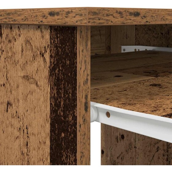 Γραφείο VidaXL από Επεξεργασμένο Ξύλο 86x49x76 cm - Παλιό Ξύλο image 10
