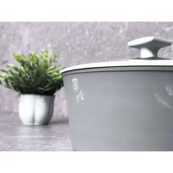 Σετ Μαγειρικά Σκεύη BERLINGER BH7061N 10 τμχ Γκρι image 1