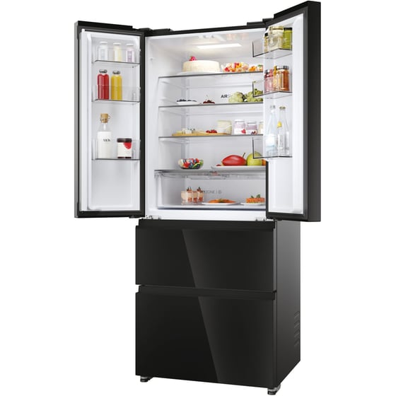 HAIER HFR3718ENGB Total No Frost 402 Lt Μαύρο Ψυγειοκαταψύκτης image 5