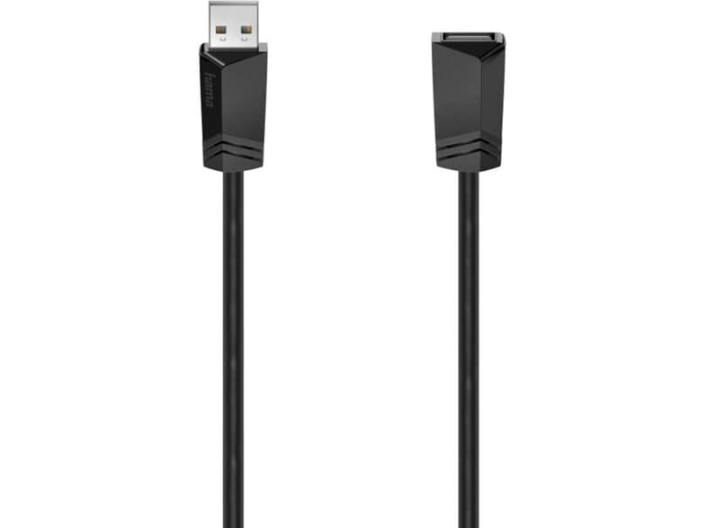 HAMA Καλώδιο Ja,a USB-A Male σε USB-A Female - 5m