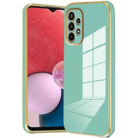 Θήκη Samsung Galaxy A23 - Bodycell Gold Plated - Mint Green image 0