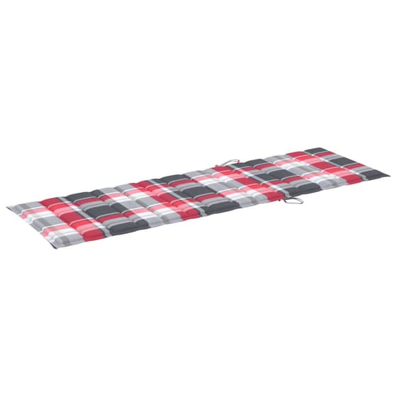 Ξαπλώστρα VidaXL από Μασίφ Ξύλο Ακακίας 200x59/63x30-85 cm - Πολύχρωμη image 7
