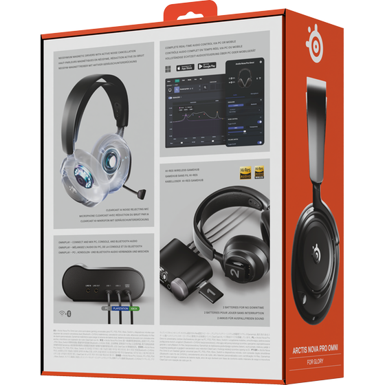 Ασύρματα Gaming Ακουστικά SteelSeries Arctis Nova Pro Omni - Black image 15