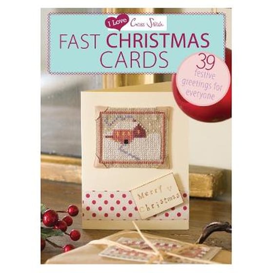 I Love Cross Stitch - Fast Christmas Cards image 0