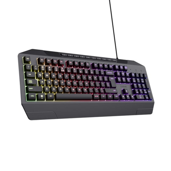 Trust GXT836 EVOCX Gaming Μεμβράνης Ενσύρματο Full Size Πληκτρολόγιο RGB Μαύρο (GR) image 3