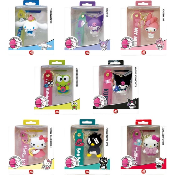 Μπρελόκ Hello Kitty & Friends 1 Τμχ - Τυχαία Επιλογή Σχεδίου image 0